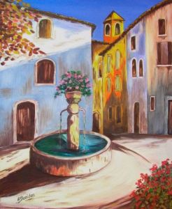 Voir le détail de cette oeuvre: fontaine provençale
